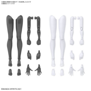 【6月再生産分】30MS オプションボディパーツ アームパーツ＆レッグパーツ［ホワイト/ブラック］