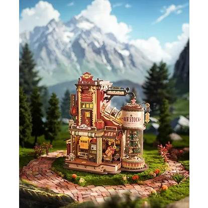 Dream Gift Factory（ギフト工場）【EAB01】ROKR ウッドパズル（組立キット）