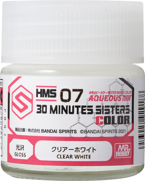 水性 30 MINUTES SISTERS カラー HMS07 クリアーホワイト