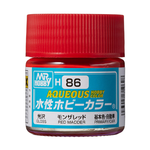 H86 水性ホビーカラー モンザレッド