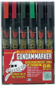 ガンダムマーカー GMS108 ジオン軍6色セット