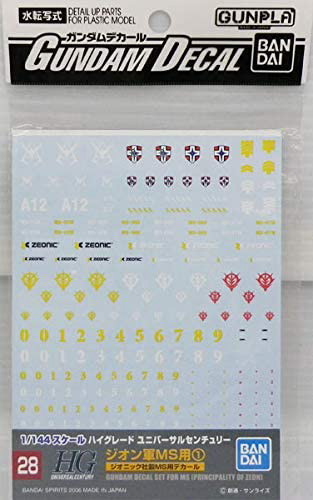 GD 28 HGUC 機動戦士ガンダム 汎用ージオン軍MS用1
