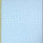 コーションデカール1 ホワイト