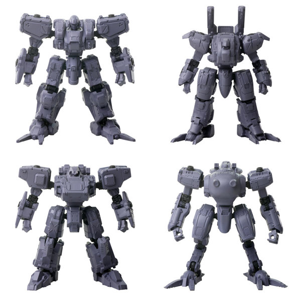 【BOX販売】フロントミッション ストラクチャーアーツ 1/72 スケール プラスティック モデルキット シリーズ アディショナルセレクション Vol.1 （全4種BOX＋初回生産BOX特典同梱）