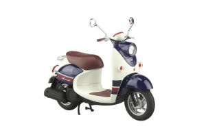 60 1/12 ヤマハ ビーノ ’13 ダークグレーイッシュブルーメタリックA（ブルーベージュ）ザ☆バイク No.60