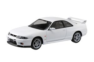 21-WH ニッサン R33 スカイラインGT-R（ホワイト） 楽プラ スナップキット