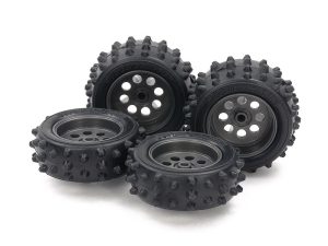 15547 GP.547 EZシャーシ スパイクタイヤ＆ホイールセット