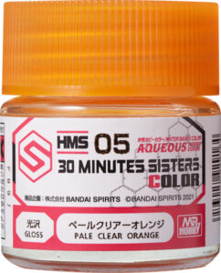 水性 30 MINUTES SISTERS カラー HMS05 ペールクリアーオレンジ