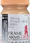 フレームアームズ・ガールカラー FG11 プラスチック ブラウンフレッシュ