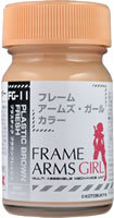 フレームアームズ・ガールカラー FG11 プラスチック ブラウンフレッシュ
