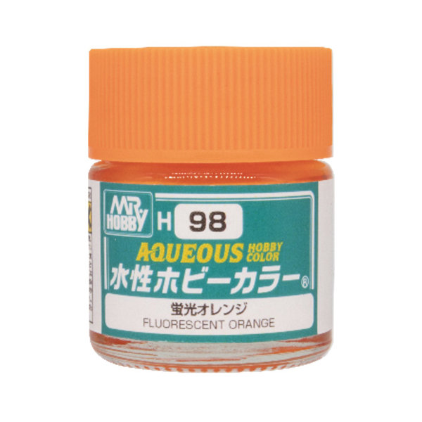 H98 水性ホビーカラー 蛍光オレンジ