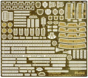 ちび丸GUP-24 ちび丸Gupシリーズ No.24 ちび丸 高雄型（高雄/鳥海/愛宕/摩耶） 純正エッチングパーツ