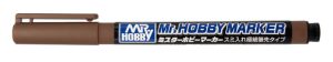 CM103 ミスターホビーマーカー スミ入れ極細筆先タイプ ブラウン