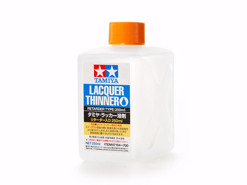 タミヤ ラッカー溶剤（リターダー入り250ml）