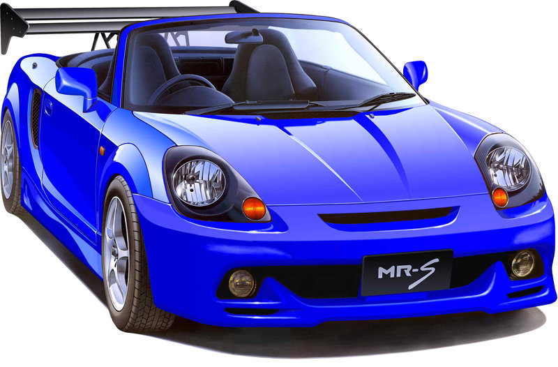 ID-334 1/24 インチアップシリーズ No.334 トヨタMR-S（GT・Wウィング付き）