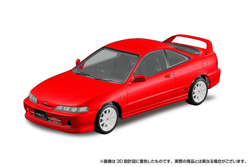 22-MR ホンダ DC2インテグラ タイプR（ミラノレッド） 楽プラ スナップキット