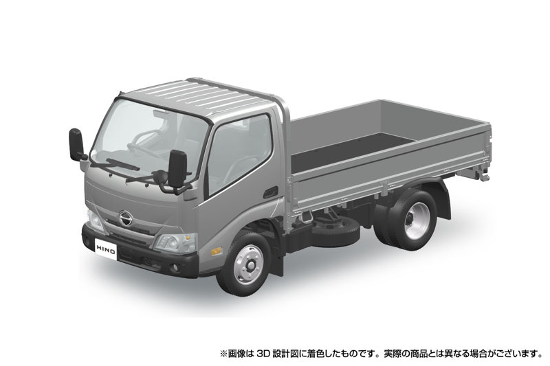 23-SR 日野 デュトロ 平ボデー（シルバー） 楽プラ スナップキット