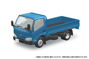 23-BE 日野 デュトロ 平ボデー（ブルー） 楽プラ スナップキット