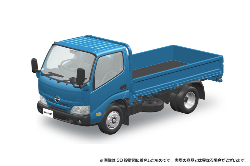 23-BE 日野 デュトロ 平ボデー（ブルー） 楽プラ スナップキット