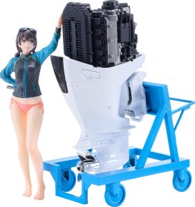 PLAMAX MF-97 minimum factory みのり with ホンダ船外機BF350 グランプリホワイト