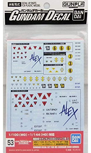 【1月再生産分】GD 53 HGUC 機動戦士ガンダム0080 0080シリーズ汎用1