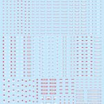 1/144 RB03 コーションデカール ホワイト＆レッド（1枚入）