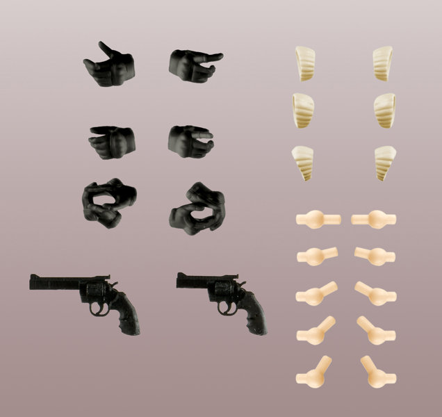 リトルアーモリー ［LAOP13］創彩少女庭園用タクティカルグローブ2リボルバーセット（ブラック）