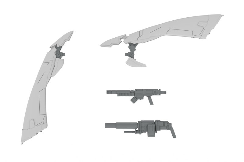 PP165 拡張セットA 5inM 1/48 装甲歩兵用［エンジェルウイング＆M51グレネード＆DSG12SMG］