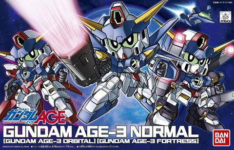 SD・BB戦士＜372＞ ガンダムAGE-3（ノーマル・フォートレス・オービタル）