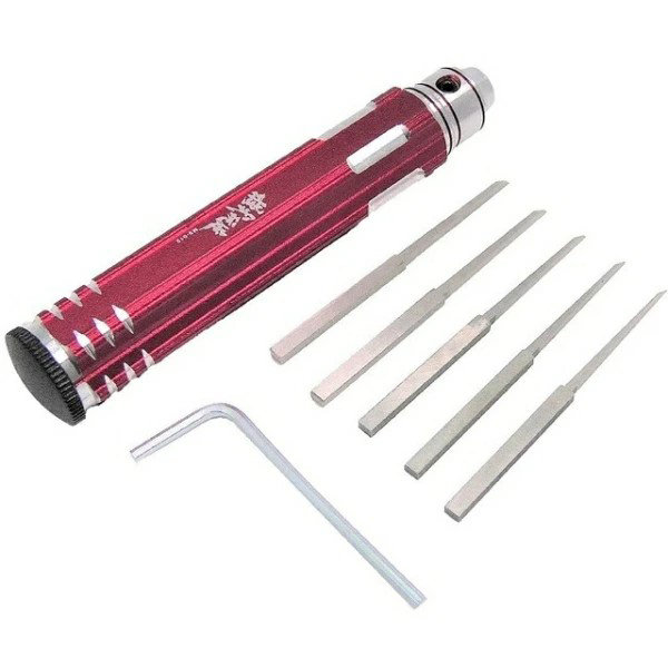 マルチ筋彫りライナー レッド