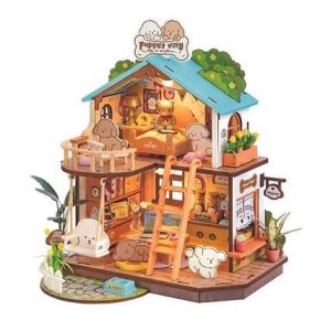 Puppy’s Cozy Villa【DG169】Rolife DIYミニチュアハウス（組立キット）