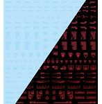 1/144 GMコーションデカールNo.11「オペレーションテキスト＃1」クリア＆ネオンファイアレッド