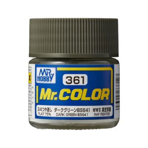 C361 Mr.カラー 飛行機模型用カラー ダークグリーン BS641