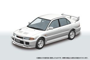 No. 04-SW CE9A ランサーGSRエボリューションIII 1995 スコーティアホワイト 楽プラ スナップカー