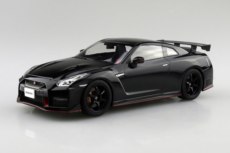 No.05-MB R35 NISSAN GT-R NISMO 2017 メテオフレークブラックパール 楽プラ スナップカー