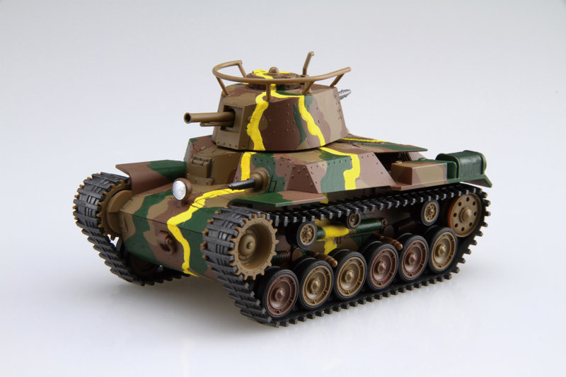 TM-5 ちび丸ミリタリーシリーズ No.5 九七式中戦車 チハ 57mm砲塔・前期車台