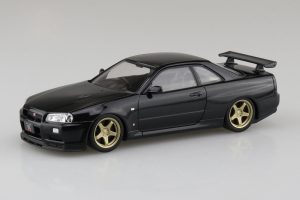 12CU-BP ニッサン R34スカイラインGT-R カスタムホイール（ブラックパール） 楽プラ スナップキット