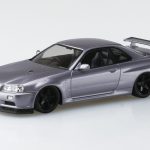 12CU-AS ニッサン R34スカイラインGT-R カスタムホイール（アスリートシルバー） 楽プラ スナップキット