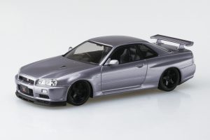12CU-AS ニッサン R34スカイラインGT-R カスタムホイール（アスリートシルバー） 楽プラ スナップキット