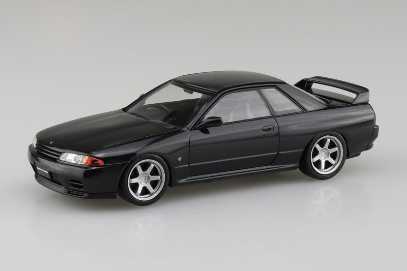 14CU-BP ニッサン R32スカイラインGT-R カスタムホイール（ブラックパールメタリック） 楽プラ スナップキット
