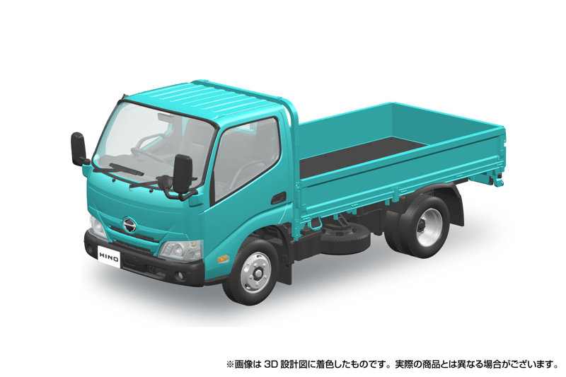 23-TE 日野 デュトロ 平ボデー（ターコイズ） 楽プラ スナップキット