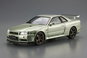 134 1/24 ニッサン BNR34 スカイラインGT-R V-specII Nur. ’02 ザ☆モデルカー