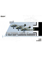S4820 1/48 ドイツ空軍Fw189A-1/A-2 偵察機/冬期用スキー装備/夜間戦闘機 3in1（1機入り）