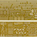 【再販】特96EX-3 1/700 日本海軍戦艦 伊勢 エッチングパーツ（w/2ピース25ミリ機銃）