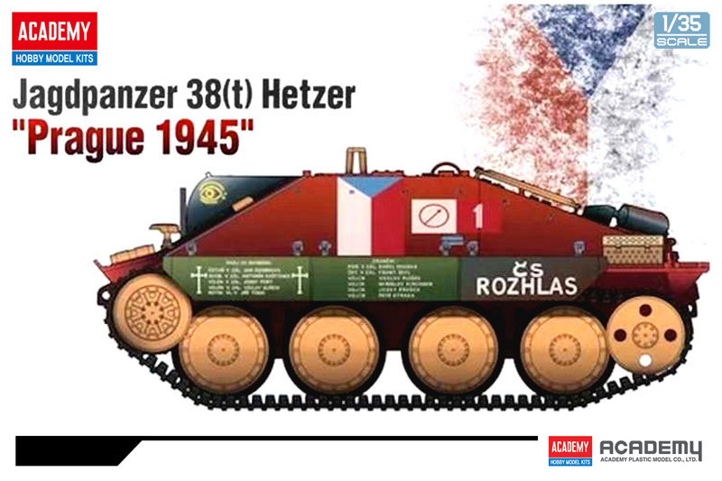 13277 1/35 ヘッツァー軽駆逐戦車 ’プラハ蜂起 1945’ アカデミー