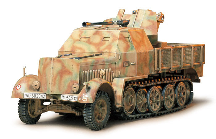 35144 1/35 ドイツ装甲8トンハーフ 3.7cm対空機関砲37型搭載 フラックザウリア