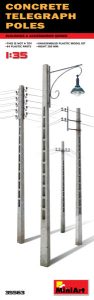 MA35563 1/35 コンクリート製電柱（4本入）