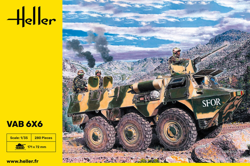 HE81141 1/35 ボスニア・ヘルツェゴビナ 平和安定化部隊 VAB 6×6 装甲兵員輸送車