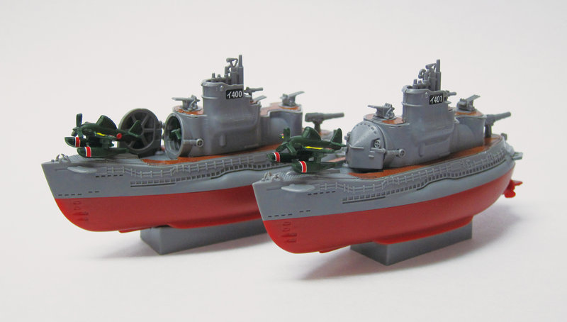 ちび丸-17EX-1 ちび丸艦隊シリーズ No.17 EX-1 ちび丸艦隊 伊400型潜水艦 2隻セット 特別仕様（エッチングパーツ＆木甲板シール付き）