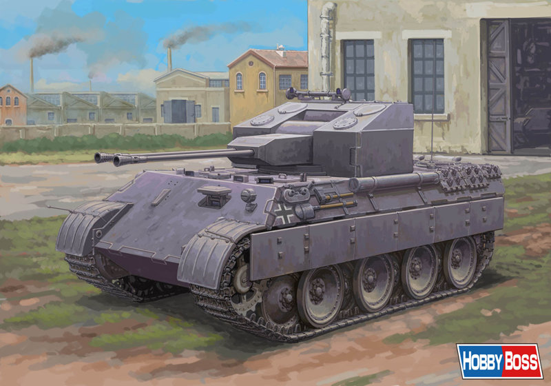 ホビーボス 84832 1/48 ドイツ V号対空戦車 フラックパンサー A型